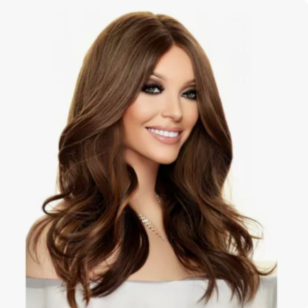 Rene of Paris Divine Wavez wig in Marble Brown, never worn, tags attached.